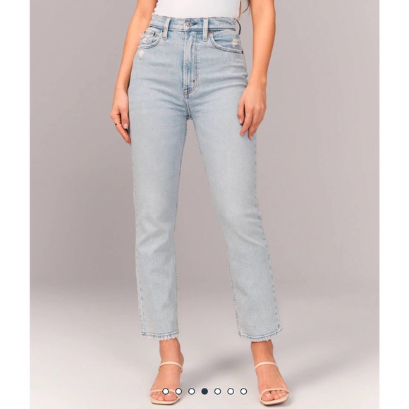 Abercrombie & Fitch Denim - Abercrombie & Fitch The Ankle Straight Ultra High Rise Jean Size 24